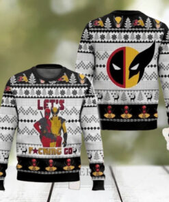 Deadpool And Wolverine Let’s Fucking Co 2024 Ugly Christmas Sweater