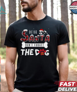 Dear Santa Don’t Forget The Dog, Merry Christmas Shirt