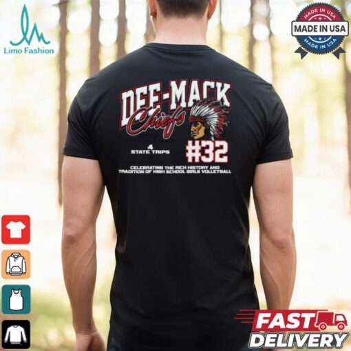 Dee Mack Chiefs #32 Celebrating The Rich History And Tradition Of High School Girls Volleyball Shirt