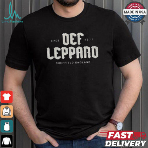 Def Leppard Vintage 1977 Sheffield England t shirt