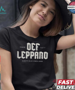Def Leppard Vintage 1977 Sheffield England t shirt