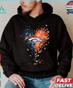Denver Broncos Crystal Heart Shirt