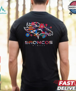 Denver Broncos Dia De Los Muertos 2024 T Shirt