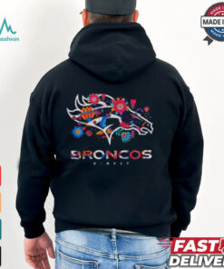 Denver Broncos Dia De Los Muertos 2024 T Shirt