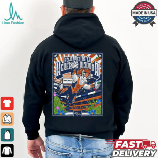 Denver Broncos Feliz Mes De La Herencia Hispana Poster Shirt