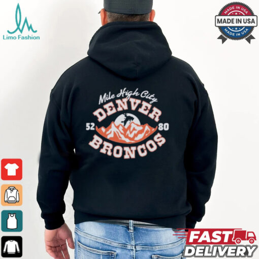 Denver Broncos Mile High City 52 80 T shirts
