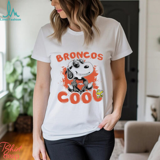 Denver Broncos NFL Team Snoopy Joe Cool T Shirt