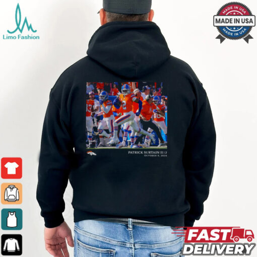 Denver Broncos Patrick Surtain II Black NFL Flash Features Week 5 T Shirt