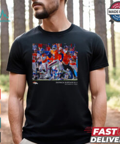 Denver Broncos Patrick Surtain II Black NFL Flash Features Week 5 T Shirt