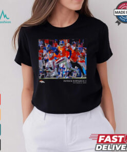 Denver Broncos Patrick Surtain II Black NFL Flash Features Week 5 T Shirt