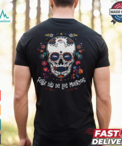 Denver Broncos Skull Dia De Los Muertos 2024 T Shirt