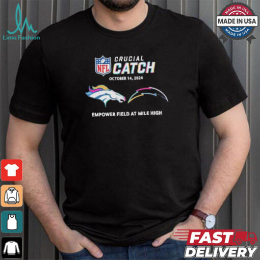 Denver Broncos Vs Los Angeles Chargers October 14, 2024 NFL Crucial Catch t shirt