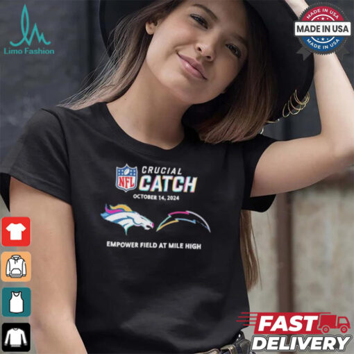 Denver Broncos Vs Los Angeles Chargers October 14, 2024 NFL Crucial Catch t shirt