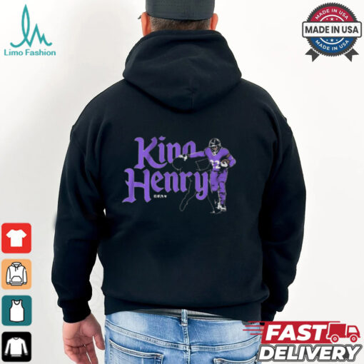 Derrick Henry King Henry Baltimore Ravens NFL t shirt