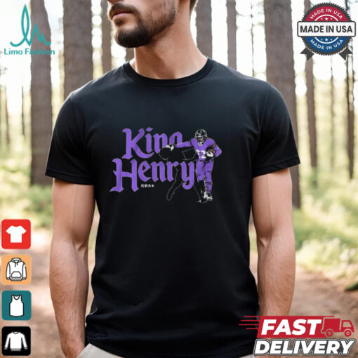 Derrick Henry King Henry Baltimore Ravens NFL t shirt