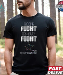 Design Dallas Cowboys Your Fight Is Our Fight Beat Cancer Shirt