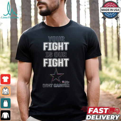 Design Dallas Cowboys Your Fight Is Our Fight Beat Cancer Shirt