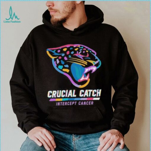 Design Jacksonville Jaguars 2024 Crucial Catch Intercept Cancer Awareness T Shirt