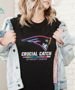 Design New England Patriots 2024 Crucial Catch Intercept Cancer Awareness T Shirt