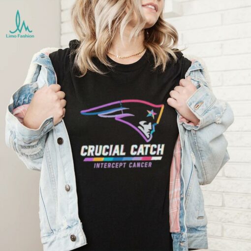 Design New England Patriots 2024 Crucial Catch Intercept Cancer Awareness T Shirt