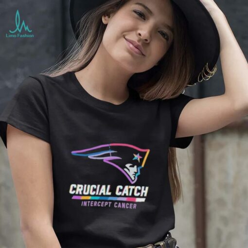 Design New England Patriots 2024 Crucial Catch Intercept Cancer Awareness T Shirt