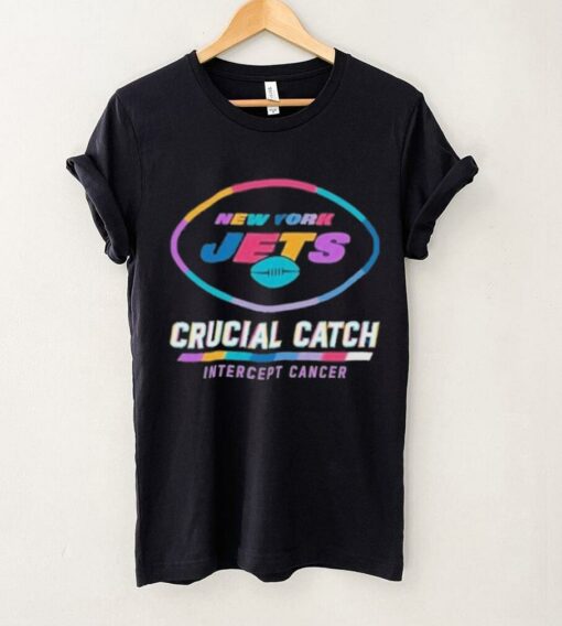 Design New York Jets 2024 Crucial Catch Intercept Cancer Awareness T Shirt
