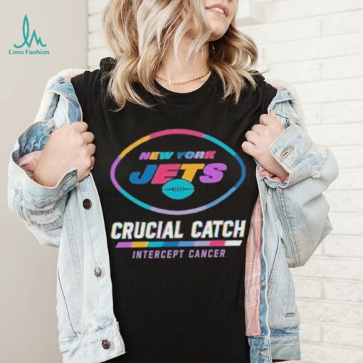Design New York Jets 2024 Crucial Catch Intercept Cancer Awareness T Shirt