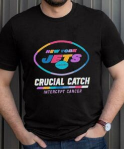 Design New York Jets 2024 Crucial Catch Intercept Cancer Awareness T Shirt