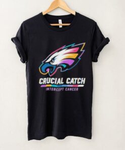 Design Philadelphia Eagles 2024 Crucial Catch Intercept Cancer Awareness T Shirt