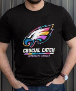 Design Philadelphia Eagles 2024 Crucial Catch Intercept Cancer Awareness T Shirt