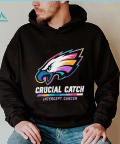 Design Philadelphia Eagles 2024 Crucial Catch Intercept Cancer Awareness T Shirt