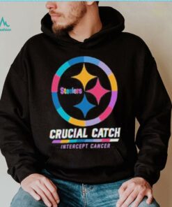 Design Pittsburgh Steelers 2024 Crucial Catch Intercept Cancer Awareness T Shirt