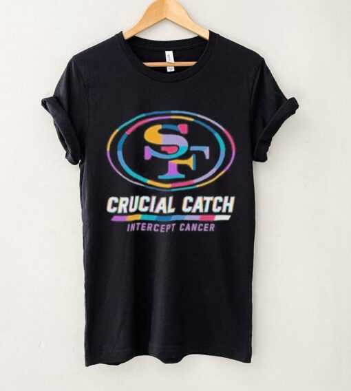 Design San Francisco 49ers 2024 Crucial Catch Intercept Cancer Awareness T Shirt