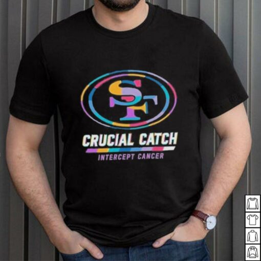 Design San Francisco 49ers 2024 Crucial Catch Intercept Cancer Awareness T Shirt