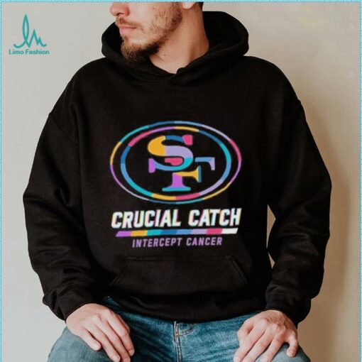 Design San Francisco 49ers 2024 Crucial Catch Intercept Cancer Awareness T Shirt