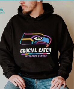 Design Seattle Seahawks 2024 Crucial Catch Intercept Cancer Awareness T Shirt
