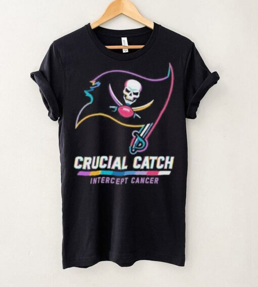 Design Tampa Bay Buccaneers 2024 Crucial Catch Intercept Cancer Awareness T Shirt