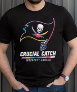 Design Tampa Bay Buccaneers 2024 Crucial Catch Intercept Cancer Awareness T Shirt