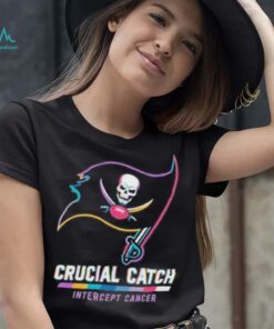 Design Tampa Bay Buccaneers 2024 Crucial Catch Intercept Cancer Awareness T Shirt