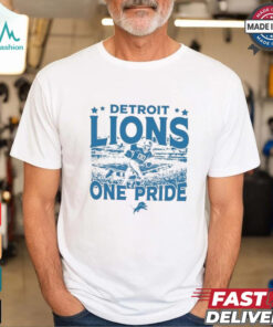 Detroit Lions Gameday One Pride Vintage Stadium Shirt