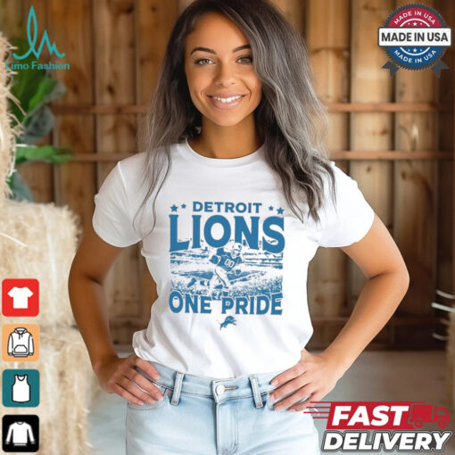 Detroit Lions Gameday One Pride Vintage Stadium Shirt