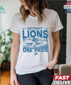 Detroit Lions Gameday One Pride Vintage Stadium Shirt