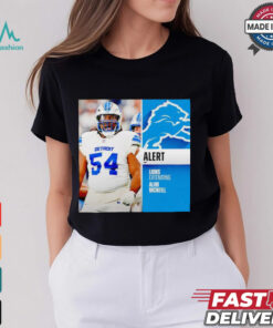 Detroit Lions extending Alim McNeill shirt