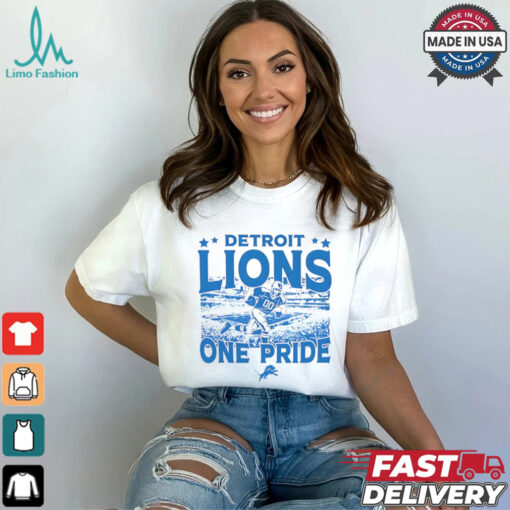 Detroit Lions one pride logo shirt