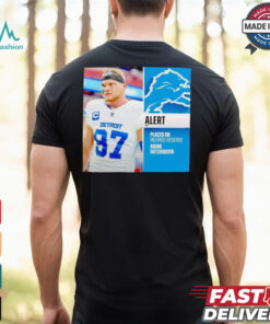 Detroit Lions placed on injured reserve Aidan Hutchinson shirt