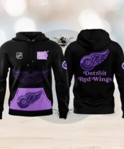 Detroit Red Wings x Hockey Fights Cancer 2024 Hoodie