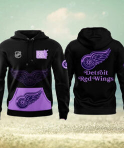 Detroit Red Wings x Hockey Fights Cancer 2024 Hoodie