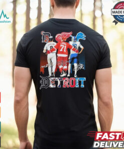 Detroit Sports Team Matt Vierling Dylan Larkin And Jared Goff Shirt