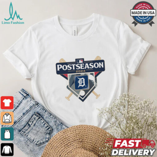 Detroit Tigers 2024 MLB Postseason logo t shirt