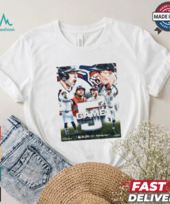 Detroit Tigers And Cleveland Guardians Head To Head In Postseason Game 5 MLB ALCS 2024 Poster t shirt